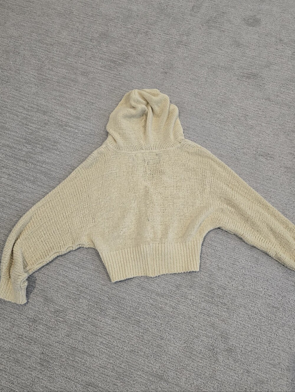 Free People Slouchy Chunky Knit Cardigan With Hood - Picture 4 of 6